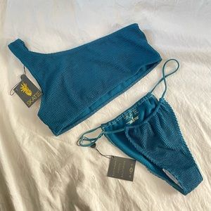 Skatie crinkle bikini in Neptune - NWT